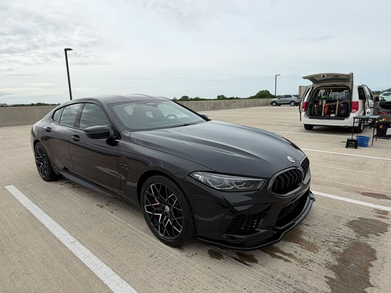 Black BMW M8 Gran Coupe