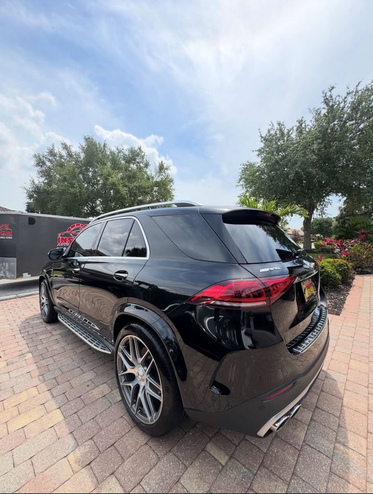 Black Mercedes GLE AMG